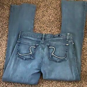 Classic Blue Women's Slim Bootcut Jeans